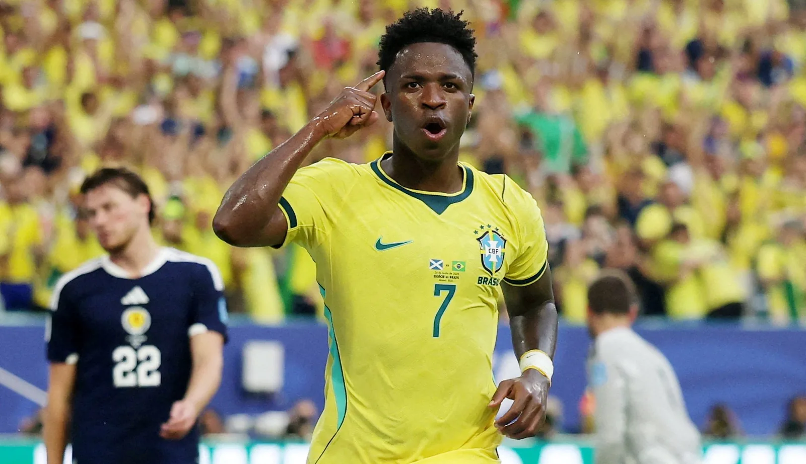 Fifa World Cup: Vinicius Junior stops fun and leaves Scots down... but are they out?