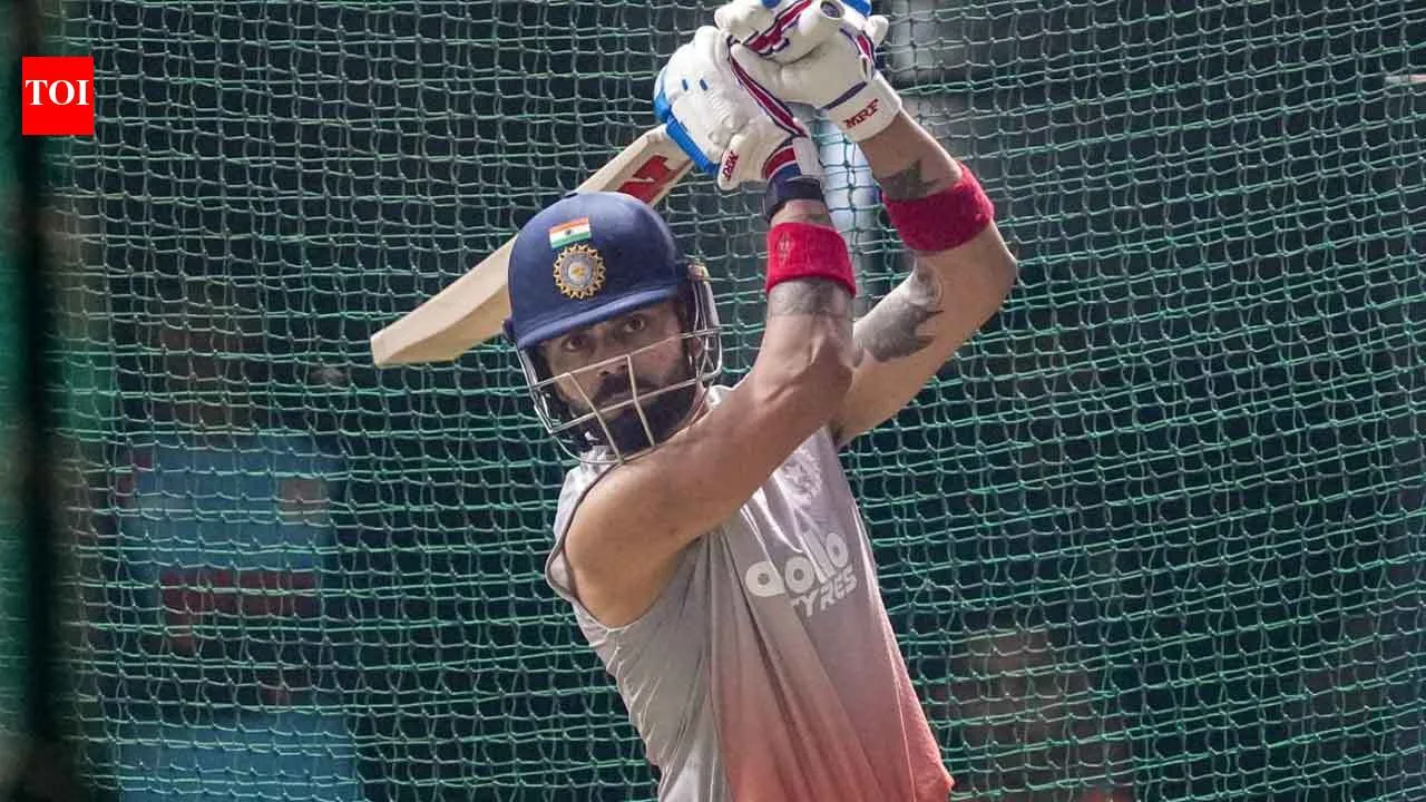 Cues from the nets: India hit the ground running with Virat Kohli, Shubman Gill holding a lengthy conversation - The Times of India