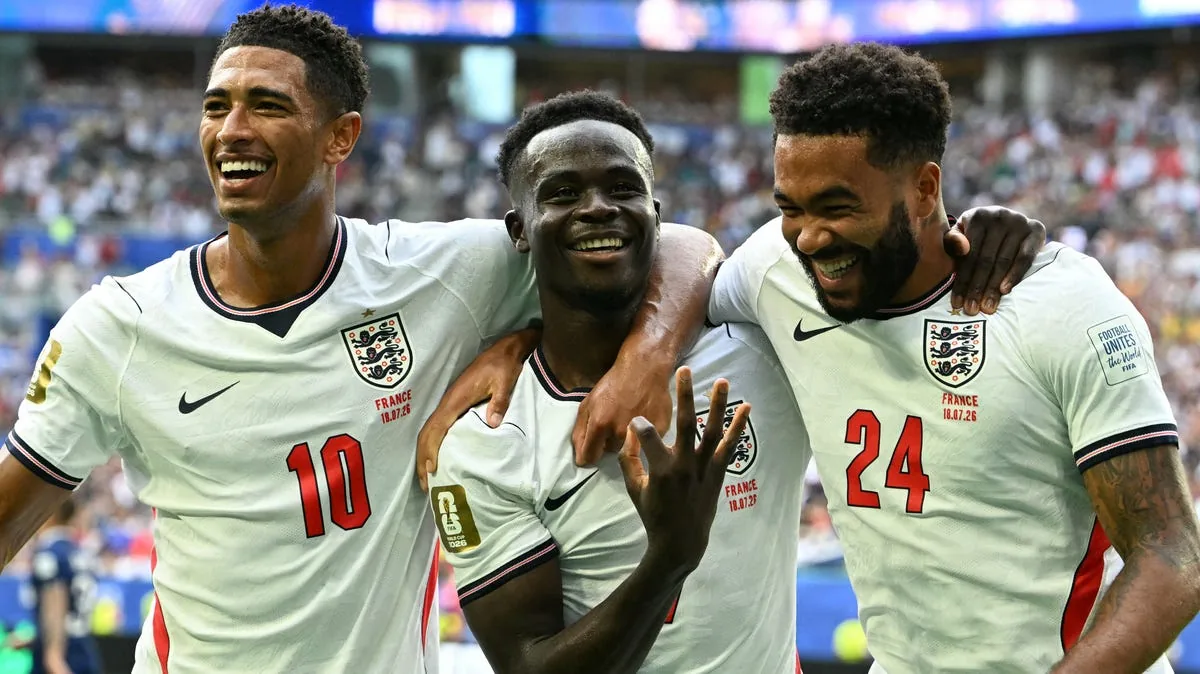 Saka hat-trick seals 6-4 England win over France in epic World Cup third-place playoff
