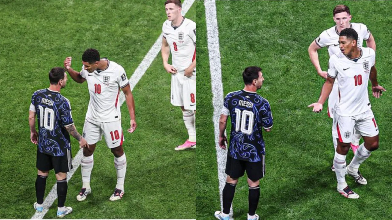 World Cup 2026: England star Jude Bellingham slaps Argentina substitute Barco