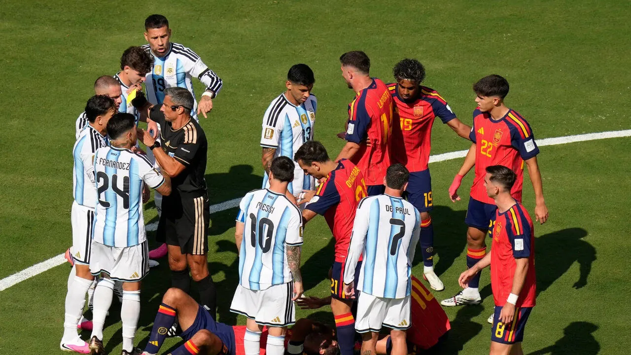 Argentina players face bans as Fifa opens investigation into World Cup final brawls